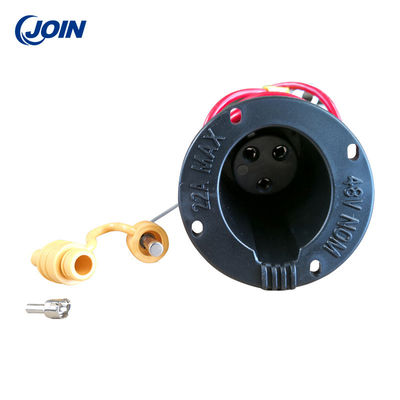 Electric Golf Cart Charger Receptacle With Cables For DS Charger Parts