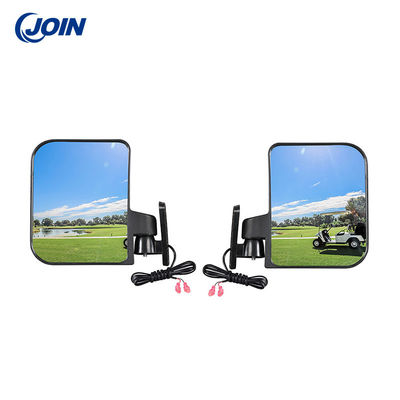 Removable Golf Buggies Rear View Mirrors With Turn Signs