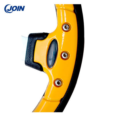 Yellow Steering Wheel Detachable PVC Universal Racing Steering Wheel
