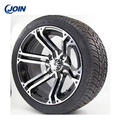 14 Inch Golf Cart Wheels And Tires Aluminum Golf Buggy Wheels ODM