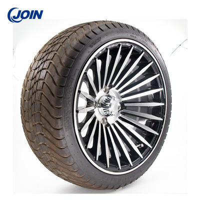 Complete 14in Golf Cart Wheels Aluminum Electric Golf Buggy Tyres