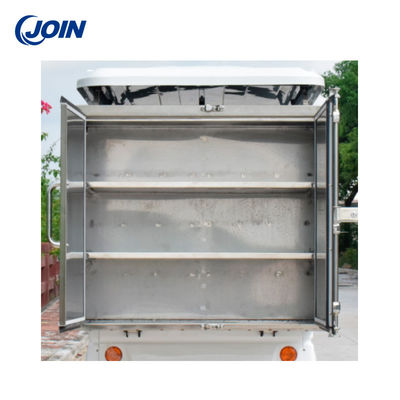 Trapezium Stainless Steel Cargo Box EZGO Cargo Box With Sliding Door ODM