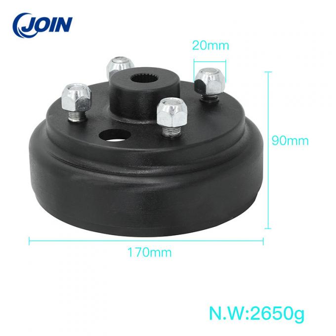 Electric Golf Cart Accessories Rear Brake Drum replacement 1982-Up 4
